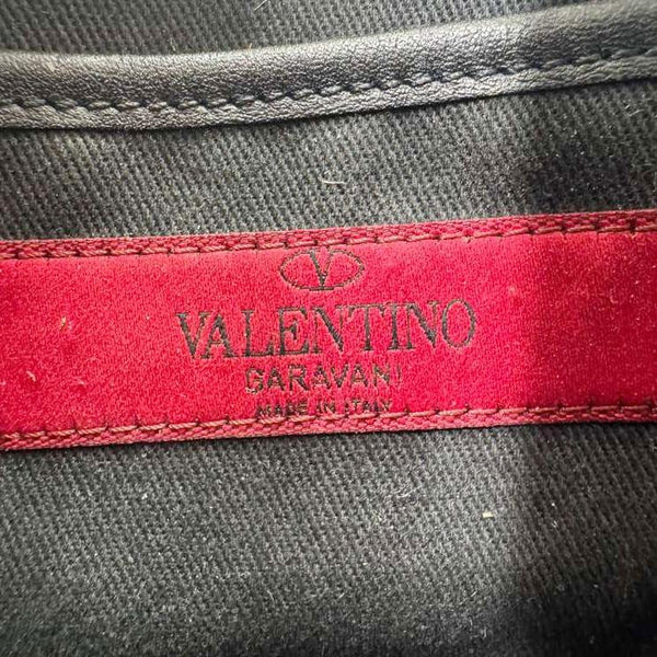 VALENTINO Garavani Rockstud Small Smooth Leather Crossbody Bag Black