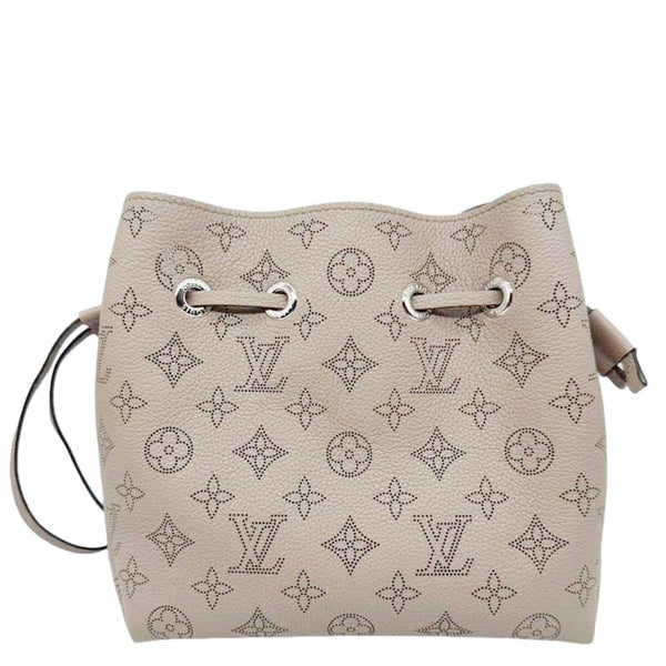 LOUIS VUITTON Bella Mahina Leather Tote Bag Galet