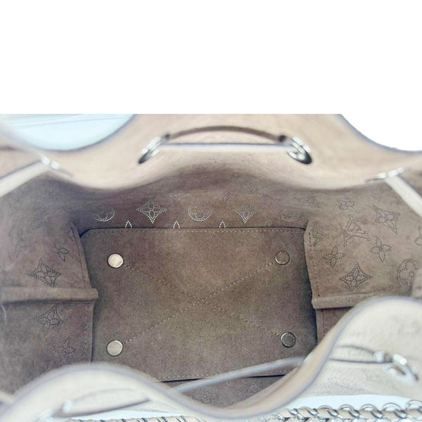 LOUIS VUITTON Bella Mahina Leather Tote Bag Galet