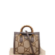 Gucci Jumbo GG Diana Bamboo Handle Bag