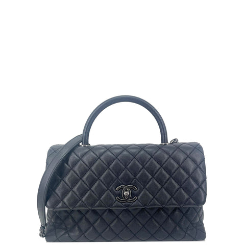 Chanel Black Medium Coco Handle