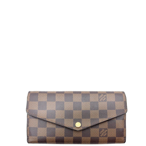 Louis Vuitton Damier Ebene Sarah Wallet