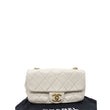 CHANEL Crystal Pearls Rectangular Flap Mini Quilted Leather Chain