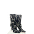 Christian Louboutin Astrilarge Pika Red Sole Suede Spike Booties