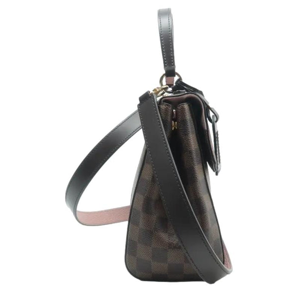 LOUIS VUITTON Bond Street BB Damier Ebene Crossbody Bag Magnolia