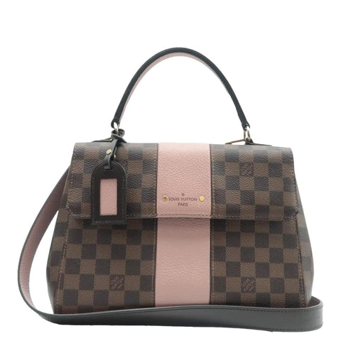 LOUIS VUITTON Bond Street BB Damier Ebene Crossbody Bag Magnolia