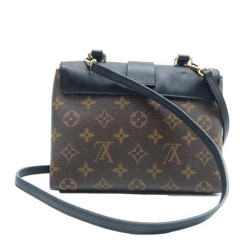  LOUIS VUITTON Locky BB Monogram Elegance in Brown/Black with back view