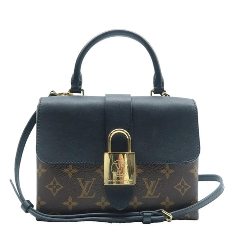 LOUIS VUITTON Locky BB Monogram Canvas Shoulder Bag Brown