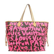 LOUIS VUITTON Neverfull GM Monogram Graffiti Tote Bag Pink