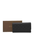 Gucci Guccissima Leather Trifold Long Wallet
