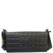 CHANEL CC Chocolate Bar Flap Bag Black - SOLD