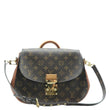 LOUIS VUITTON Eden Monogram Canvas Satchel Shoulder Bag Brown