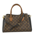 LOUIS VUITTON Vendome MM Monogram Canvas Shoulder Bag Black
