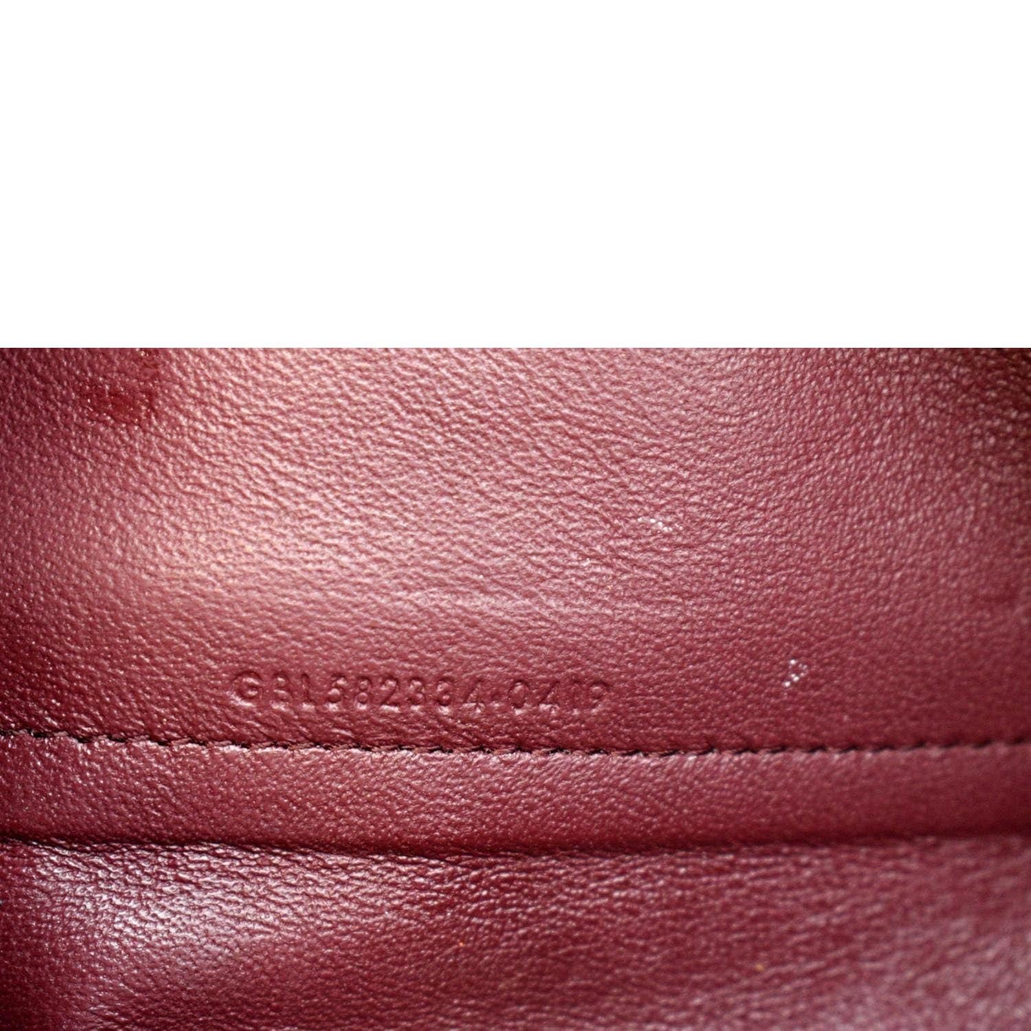 Saint Laurent Cassandra Grain De Poudre Embossed Leather