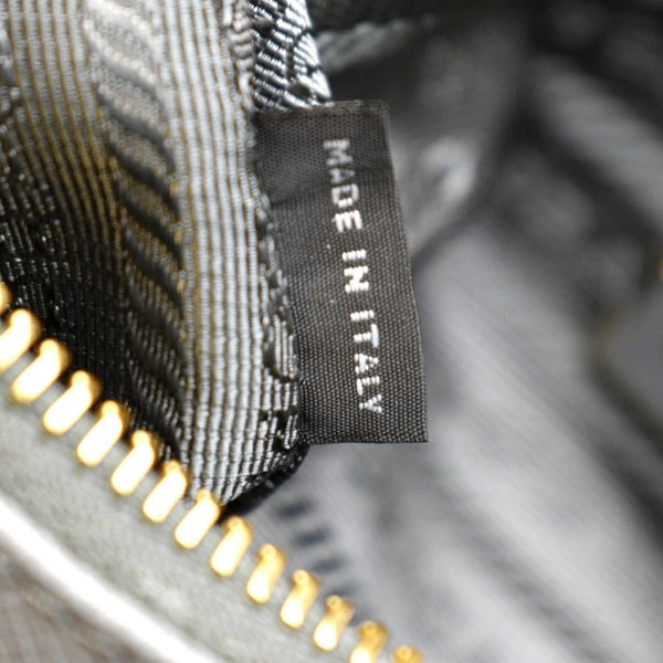 PRADA Re-Edition 2005 Saffiano Leather Shoulder Bag Gray