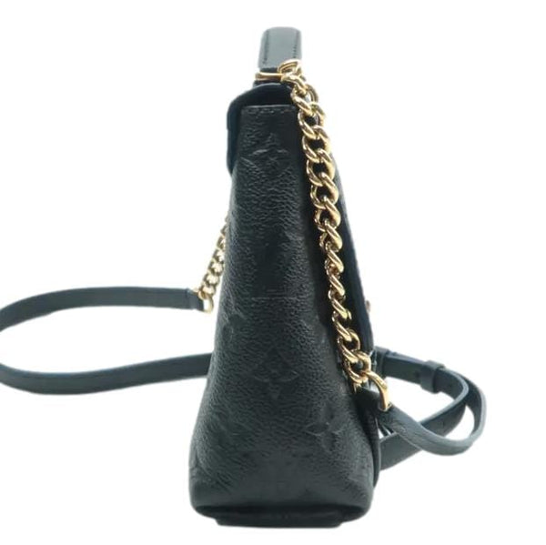 LOUIS VUITTON Blanche BB Monogram Empreinte Leather Bag with left side view