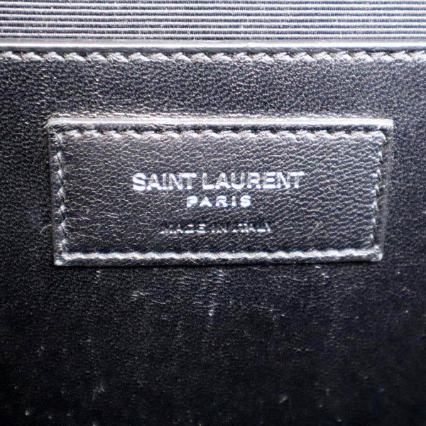 YVES SAINT LAURENT Kate Leather Shoulder Bag Gray