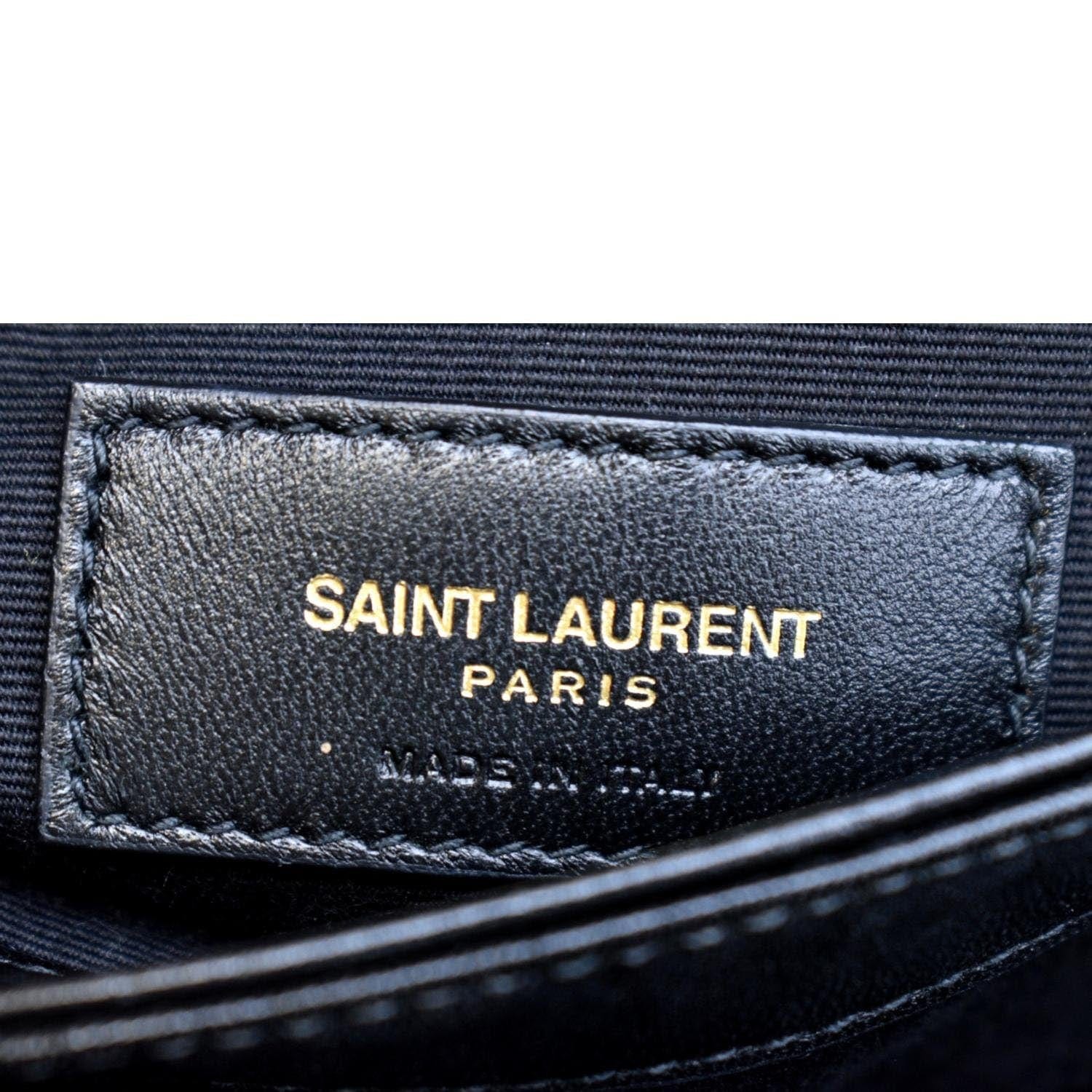 Saint Laurent Navy Blue Matelassé Leather Toy Loulou Crossbody Bag Saint  Laurent Paris