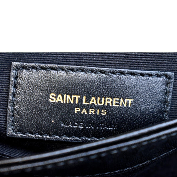 YVES SAINT LAURENT Loulou Toy Matelasse Leather Crossbody Bag Metallic Gold