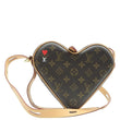 LOUIS VUITTON Game On Coeur Monogram Canvas Crossbody Bag Brown