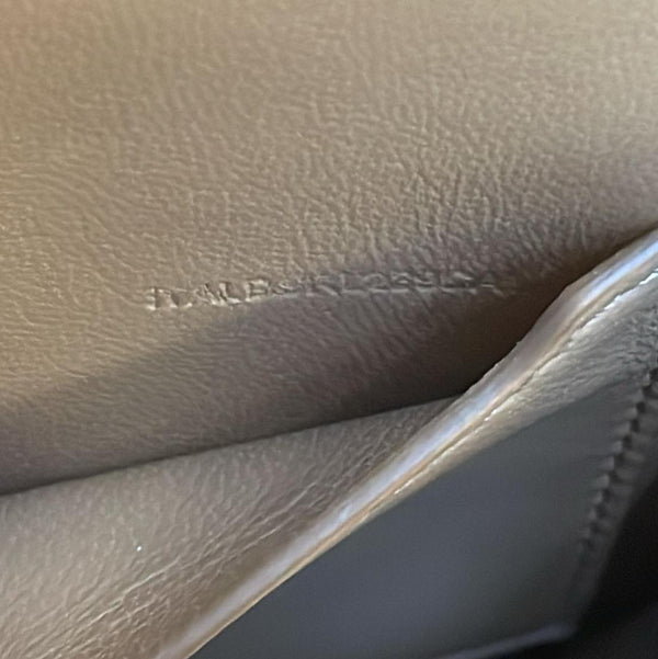 BURBERRY TB Monogram Mini Leather Shoulder Bag Beige