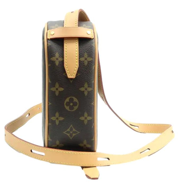 LOUIS VUITTON Game On Coeur Monogram Canvas Crossbody Bag Brown