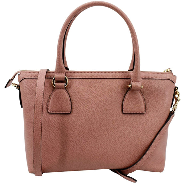 GUCCI 2-Way Leather Tote Shoulder Bag Pink 449659