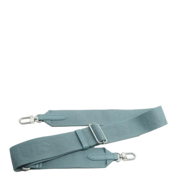 LOUIS VUITTON Coussin BB Monogram Embossed Leather Shoulder Bag Blue