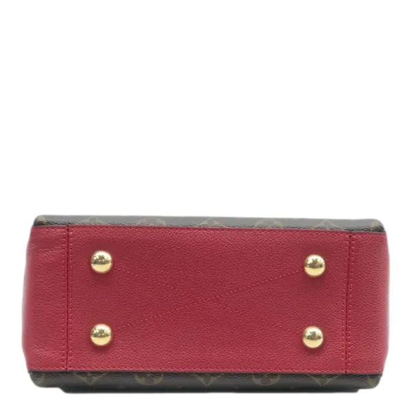 LOUIS VUITTON Surene BB Monogram Canvas Shoulder Bag Red