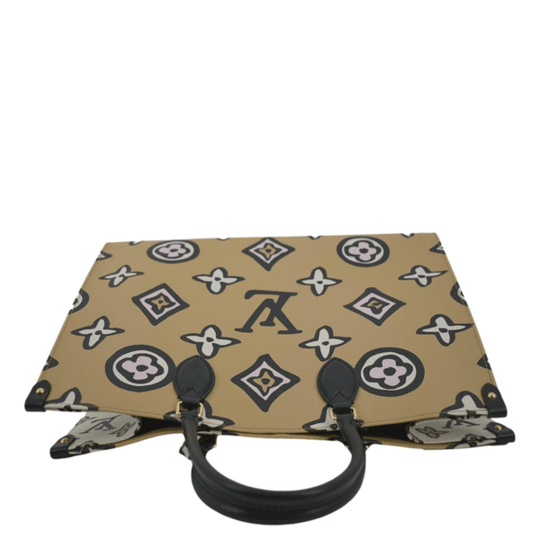 Brand New Louis Vuitton Arizona Beige Onthego Wild at Heart Bag, 2021  Special Ed at 1stDibs