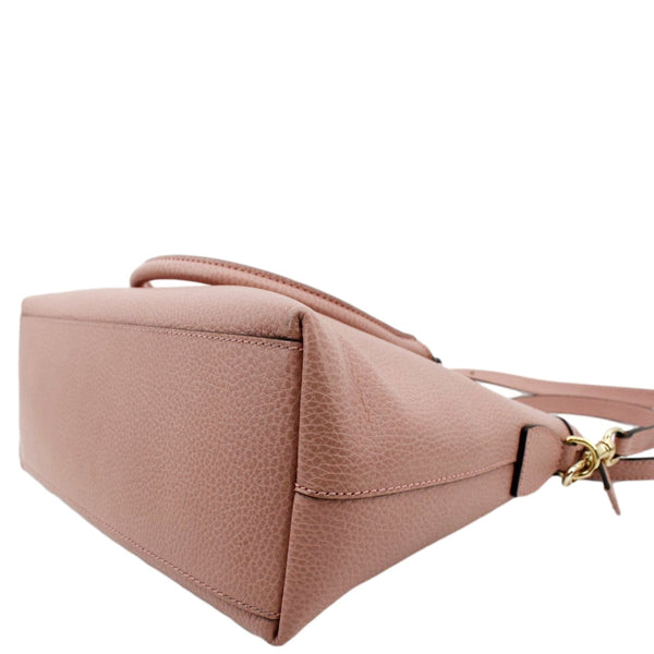 GUCCI 2-Way Leather Tote Shoulder Bag Pink 449659