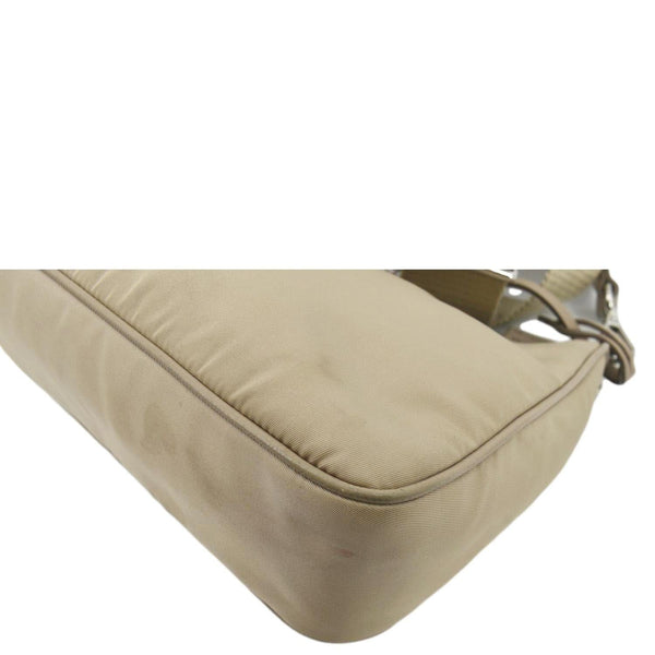 PRADA Re-Edition 2005 Re-Nylon Shoulder Bag Beige