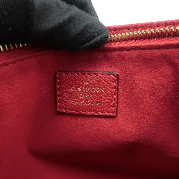 LOUIS VUITTON Surene BB Monogram Canvas Shoulder Bag Red