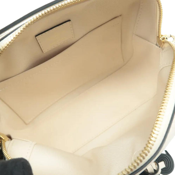 LOUIS VUITTON Saintonge Monogram Canvas Shoulder Bag Cream