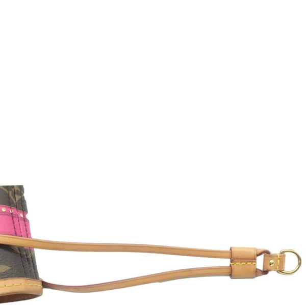 LOUIS VUITTON Neverfull MM Monogram Canvas Tote Bag Brown