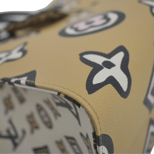 LOUIS VUITTON Onthego Wild At Heart Monogram Canvas Tote Bag Arizona