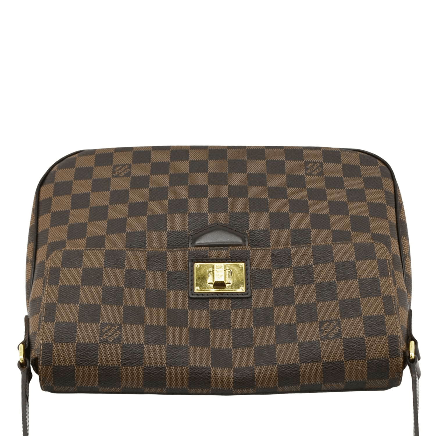 LOUIS VUITTON Besace Rosebery Damier Ebene Crossbody Bag Brown LOUIS VUITTON Besace Rosebery Damier Ebene Crossbody Bag Brown