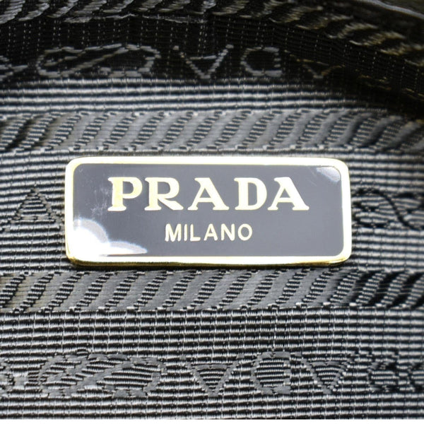 PRADA Re-Edition 2005 Saffiano Leather Shoulder Bag Gray
