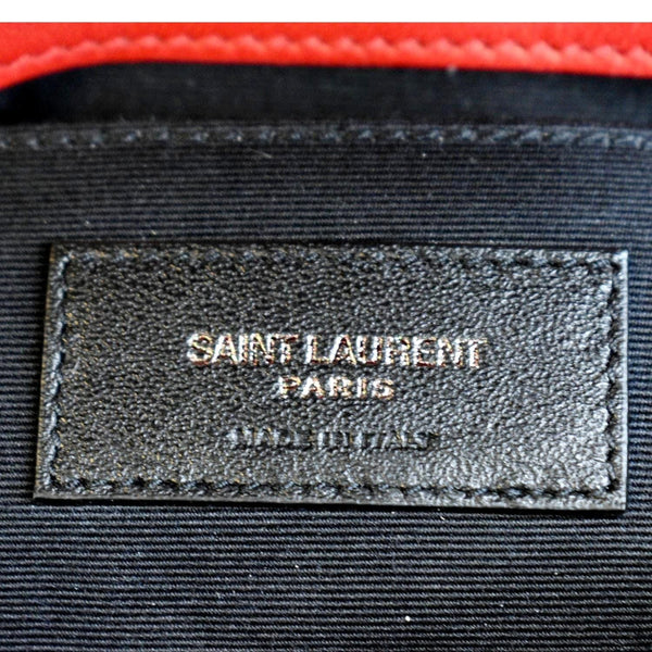 YVES SAINT LAURENT Jamie Leather Shoulder Bag Red