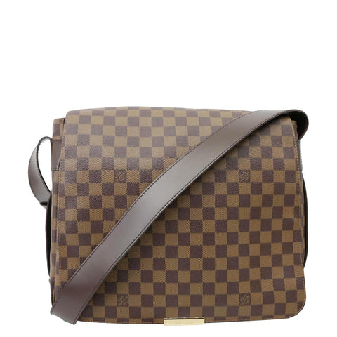 LOUIS VUITTON Bastille Damier Ebene Messenger Bag Brown