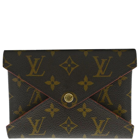 LOUIS VUITTON Kirigami Medium Monogram Canvas Pochette Brown