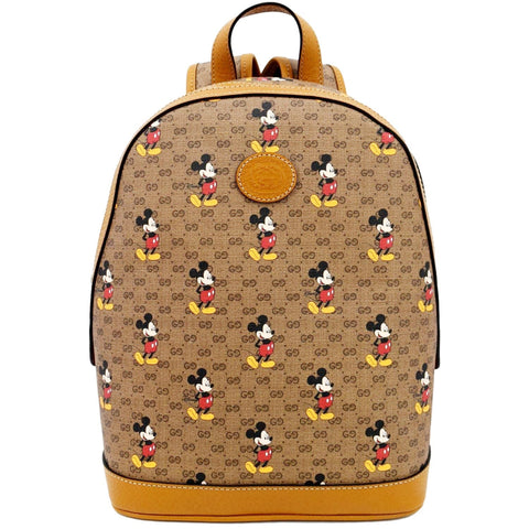 GUCCI Disney x Supreme Backpack Bag Beige 552884