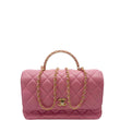 Chanel  Metal Quilt Top Handle  Bag