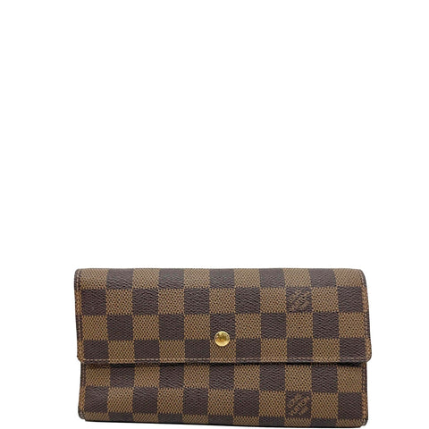 Louis Vuitton Damier Ebene Sarah Wallet FL0087