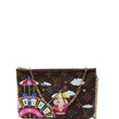Louis Vuitton Christmas Animation Double Zip Pochette Bag