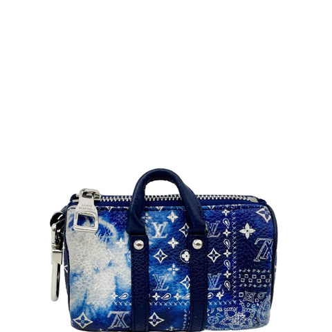 LOUIS VUITTON Bandana Mini Keepall Bag Charm Key Holder