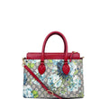 Gucci GG Supreme Blooms Zip Top Tote Bag 409534