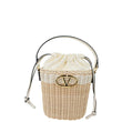 Valentino Garavani Raffia Wicker Bucket Bag