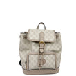 Gucci Interlocking G Patch Drawstring Flap Backpack