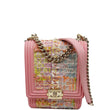 Chanel Tweed North South Boy Flap Bag